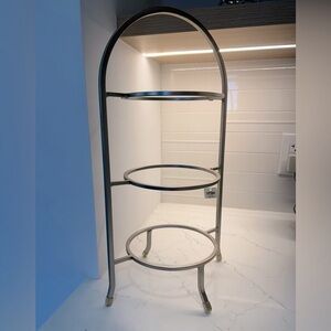 1 Crate and Barrel 3-Tier Plate Stand
